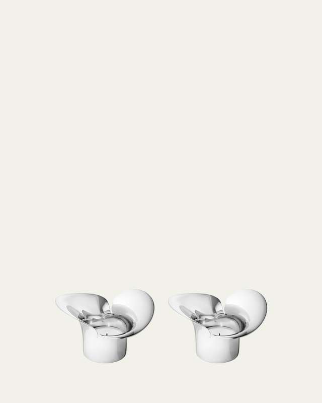 Bloom Botanica Tea Light Candle Holders, Set of 2